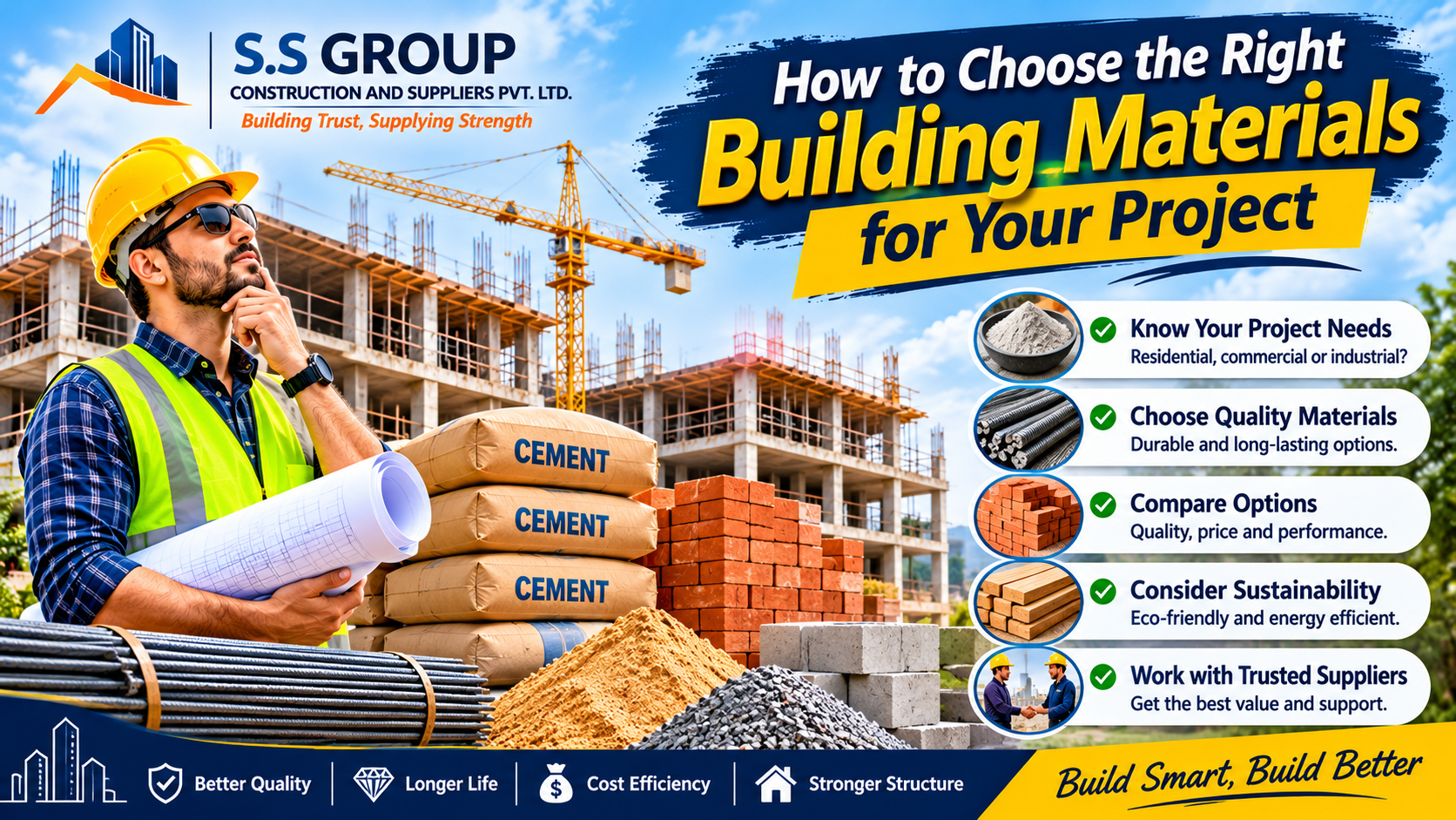 How to Choose the Right Building Materials for Your Project